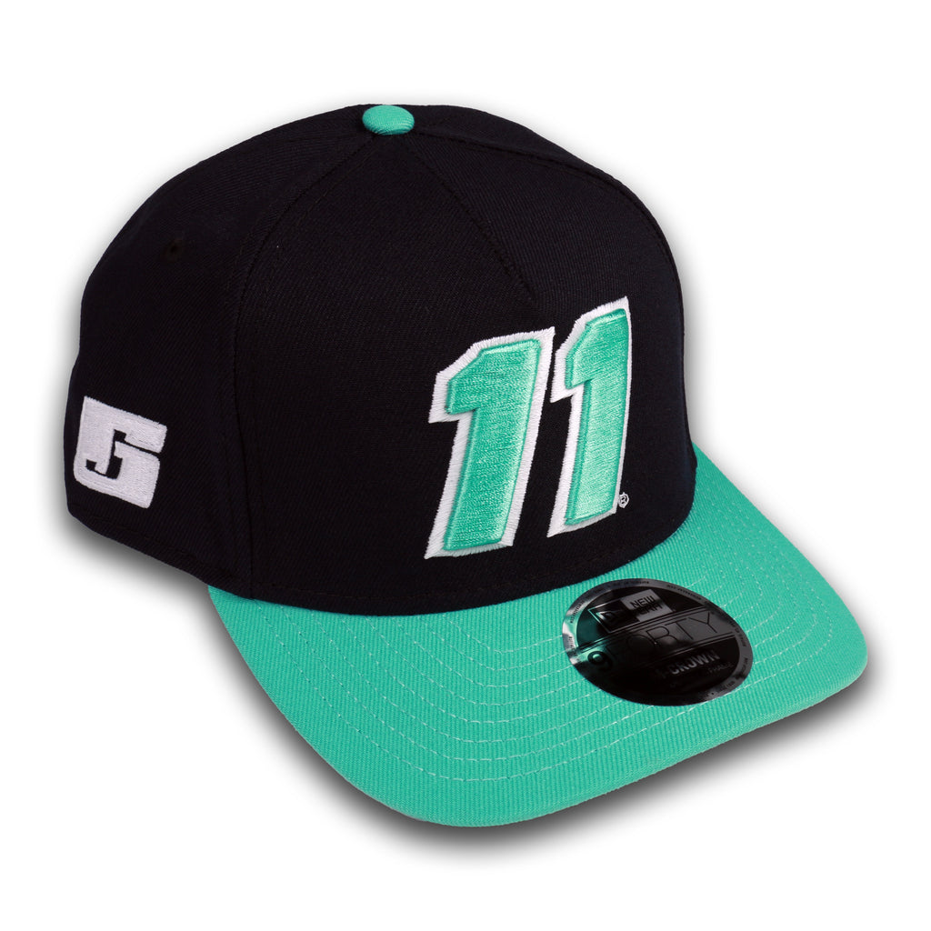 Denny Hamlin 940 MCROWN Navy Mint Hat – Joe Gibbs Racing Store