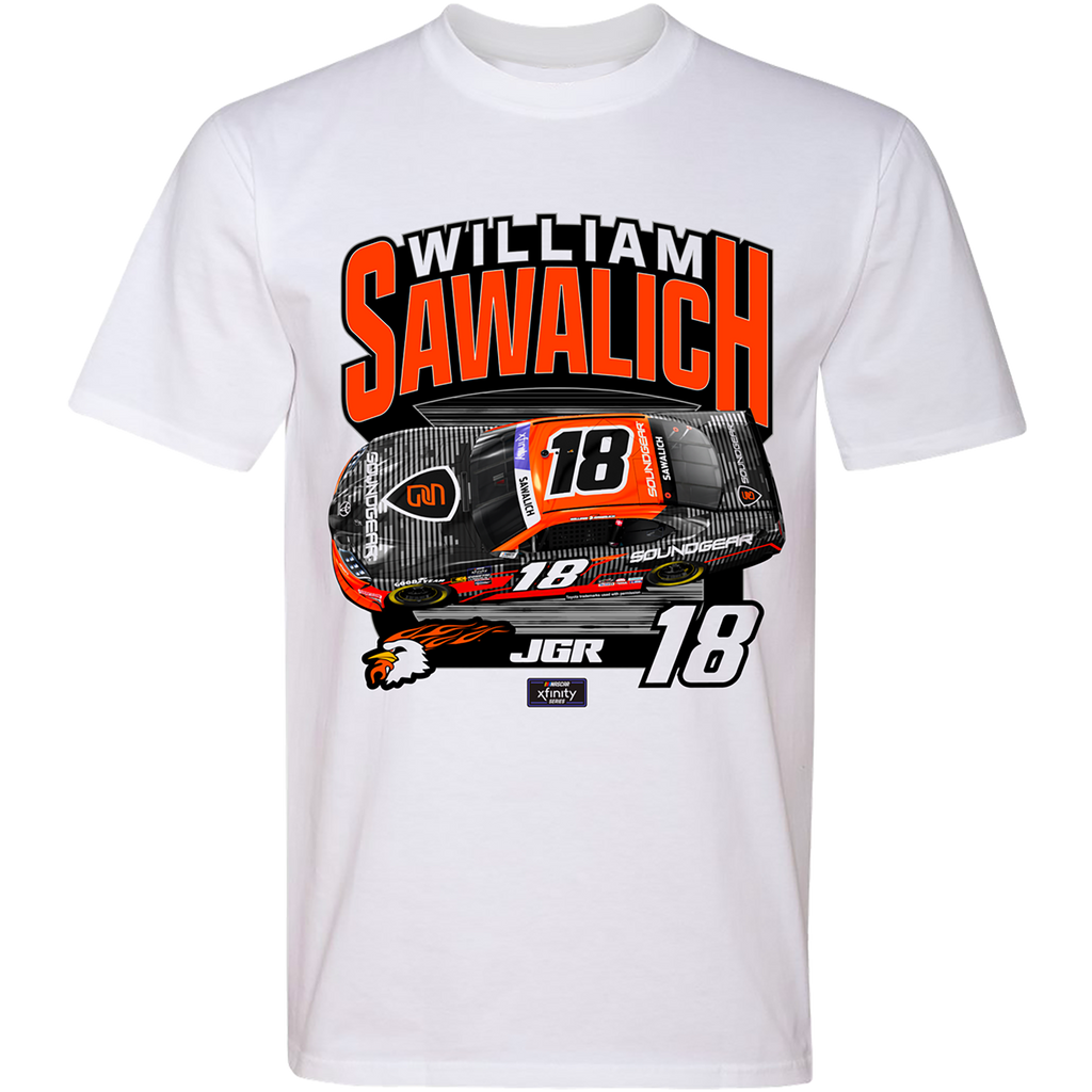 William Sawalich #18 Soundgear Car Tee – Joe Gibbs Racing Store