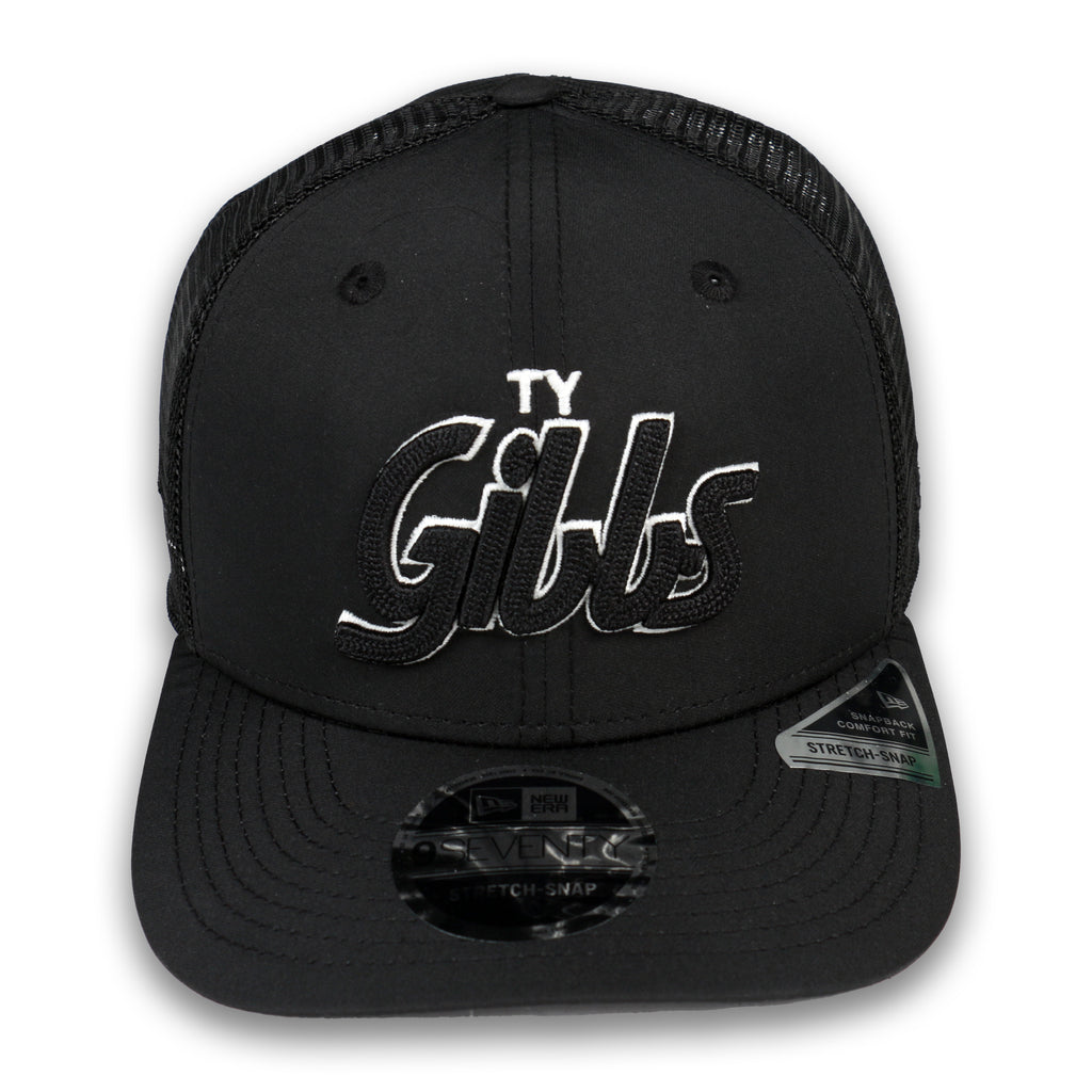 Ty Gibbs No.54 New Era Chain Glow 970 Stretch Snap Trucker Hat