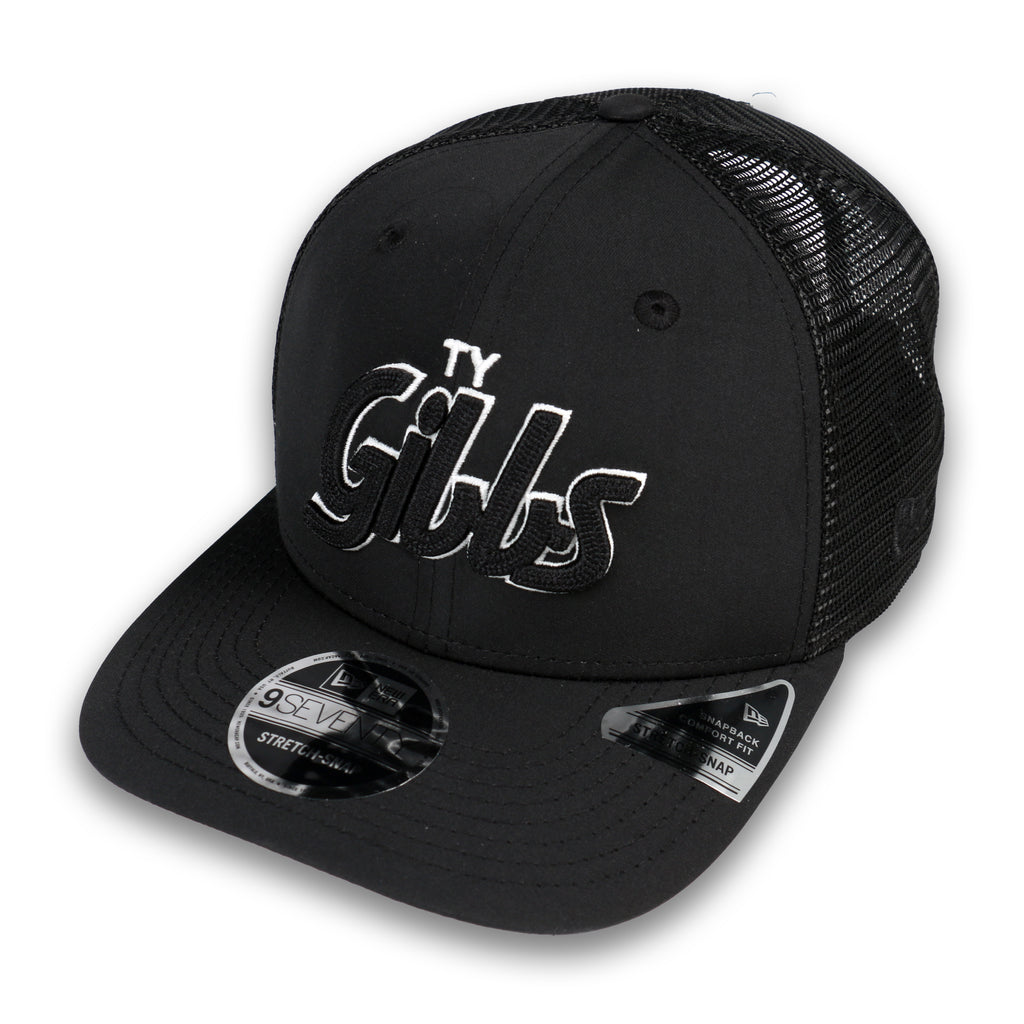Ty Gibbs No.54 New Era Chain Glow 970 Stretch Snap Trucker Hat