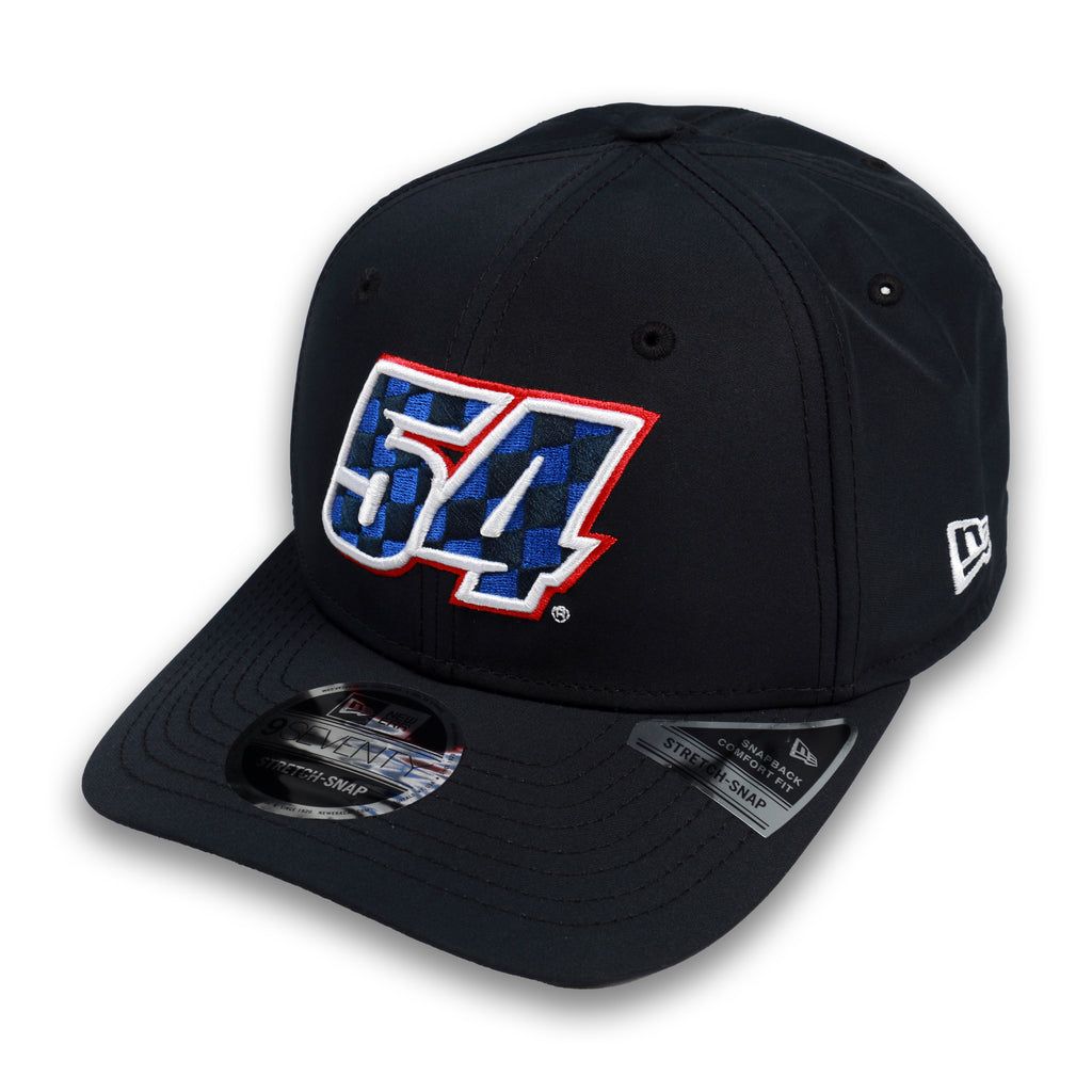 Ty Gibbs No. 54 New Era 970 SS Checks USA Navy – Joe Gibbs Racing