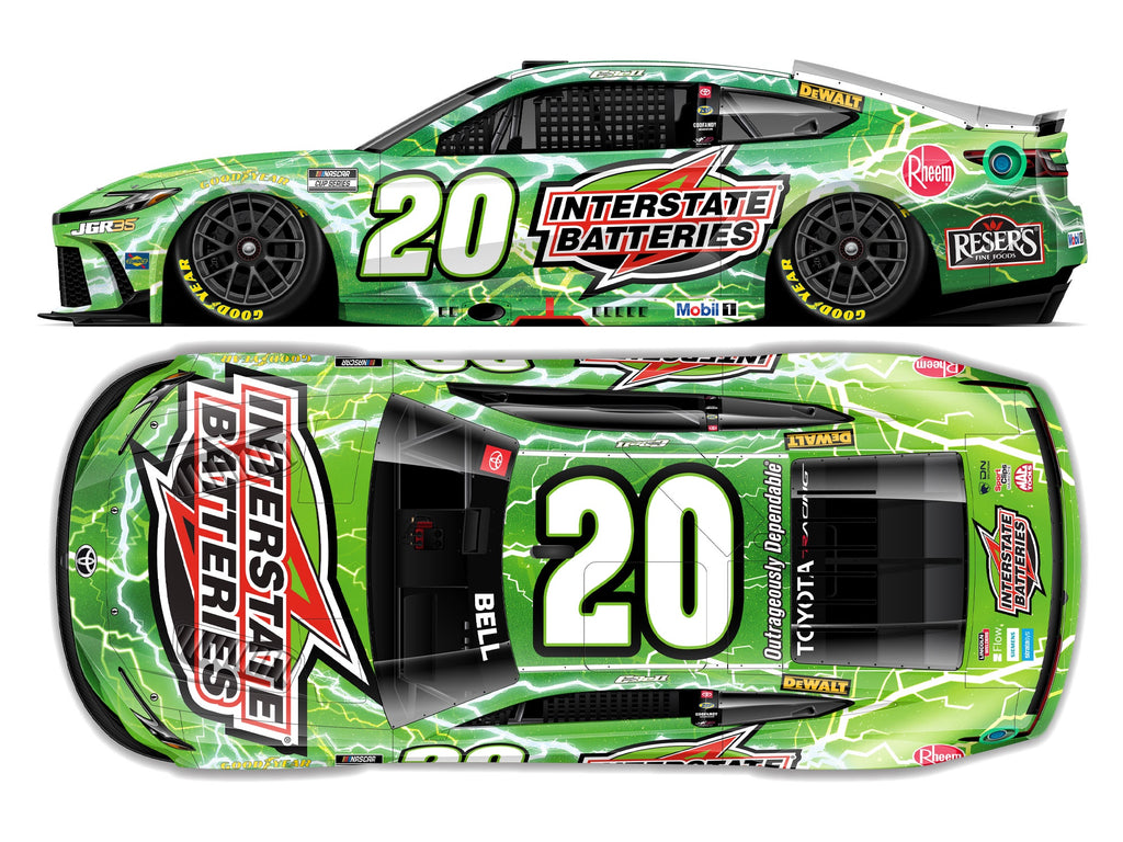 ナスカー 1/24 カイル ブッシュ インターステートバッテリー サイン2022 2026 1:24 Christopher Bell Interstate Batteries Diecast – Joe