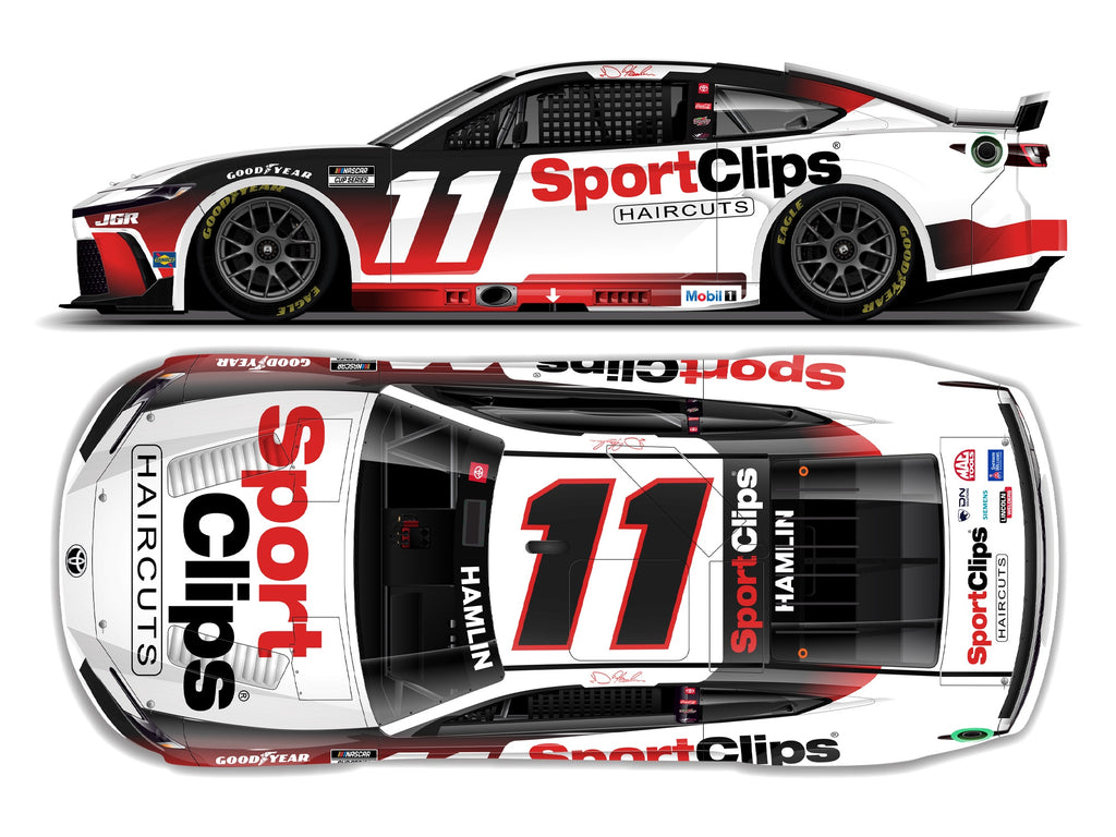 2025 1:64 Denny Hamlin Sport Clips Diecast – Joe Gibbs Racing Store