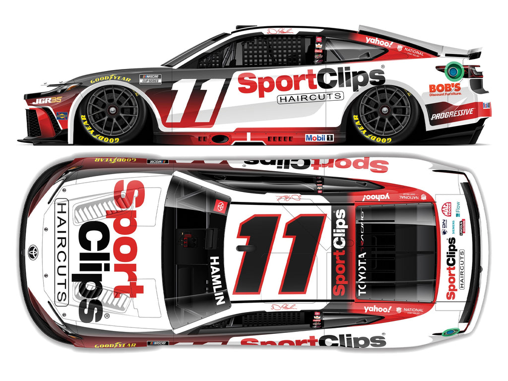 2026 1:24 Denny Hamlin No 11 Sport Clips Diecast – Joe Gibbs
