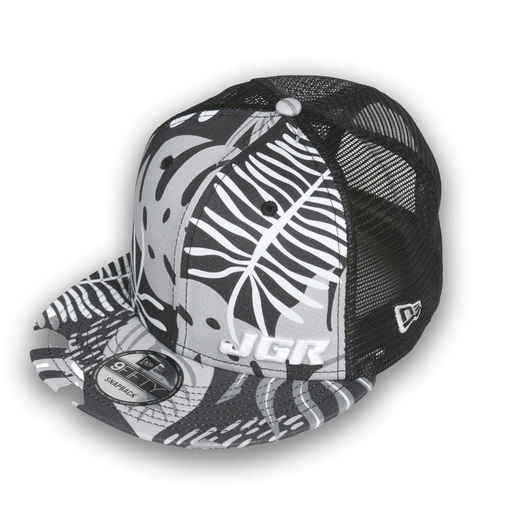 JGR New Era 950 Trucker Black Floral Hat – Joe Gibbs Racing Store
