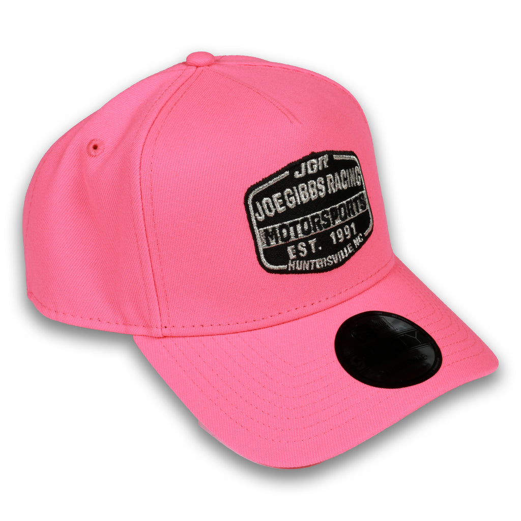 JGR Neon Patch Pink Rose New Era 940AF Hat – Joe Gibbs Racing Store