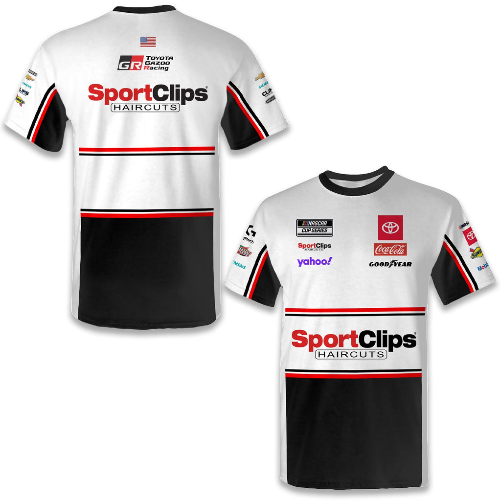 Denny Hamlin Sport Clips 2025 Uniform Tee – Joe Gibbs Racing Store