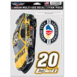 Christopher Bell 2023  3 Fan Pack Multi Use Decal
