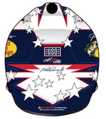 Martin Truex Jr. Bass Pro Shop 2023 Patriotic RWB Replica Mini Size Helmet