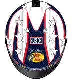 Martin Truex Jr. Bass Pro Shop 2023 Patriotic RWB Replica Full Size Helmet