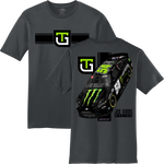 Ty Gibbs  2024 Monster Charcoal Car Tee