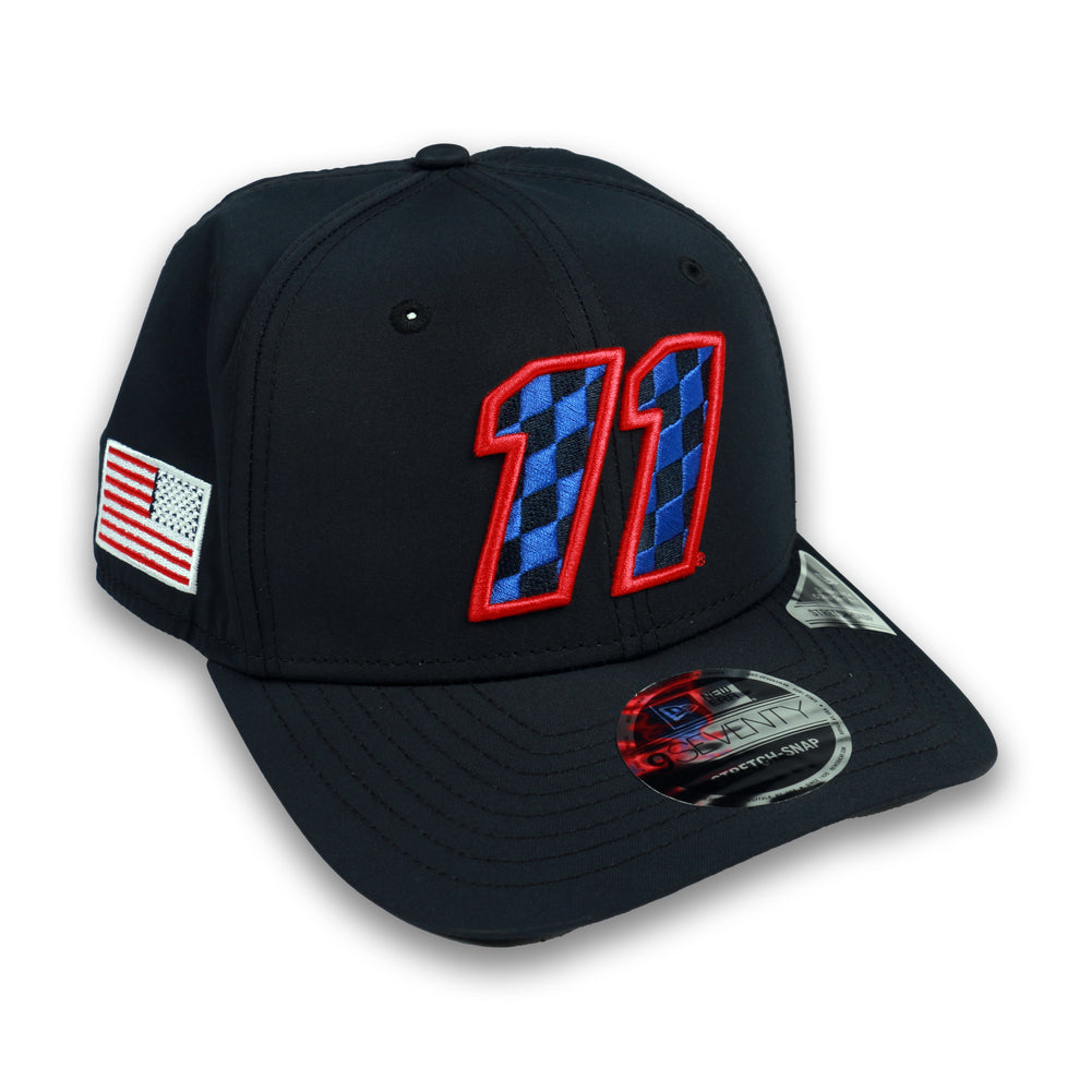 Denny Hamlin No. 11 New Era 970 SS Checks USA Navy