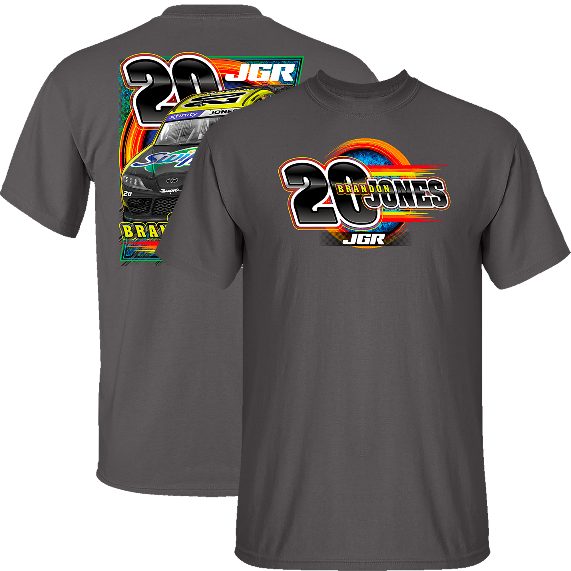 Brandon Jones #20 Menards Car Tee – Joe Gibbs Racing Store