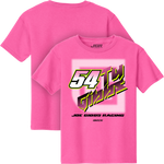 Ty Gibbs #54  YOUTH Neon Pink Tee