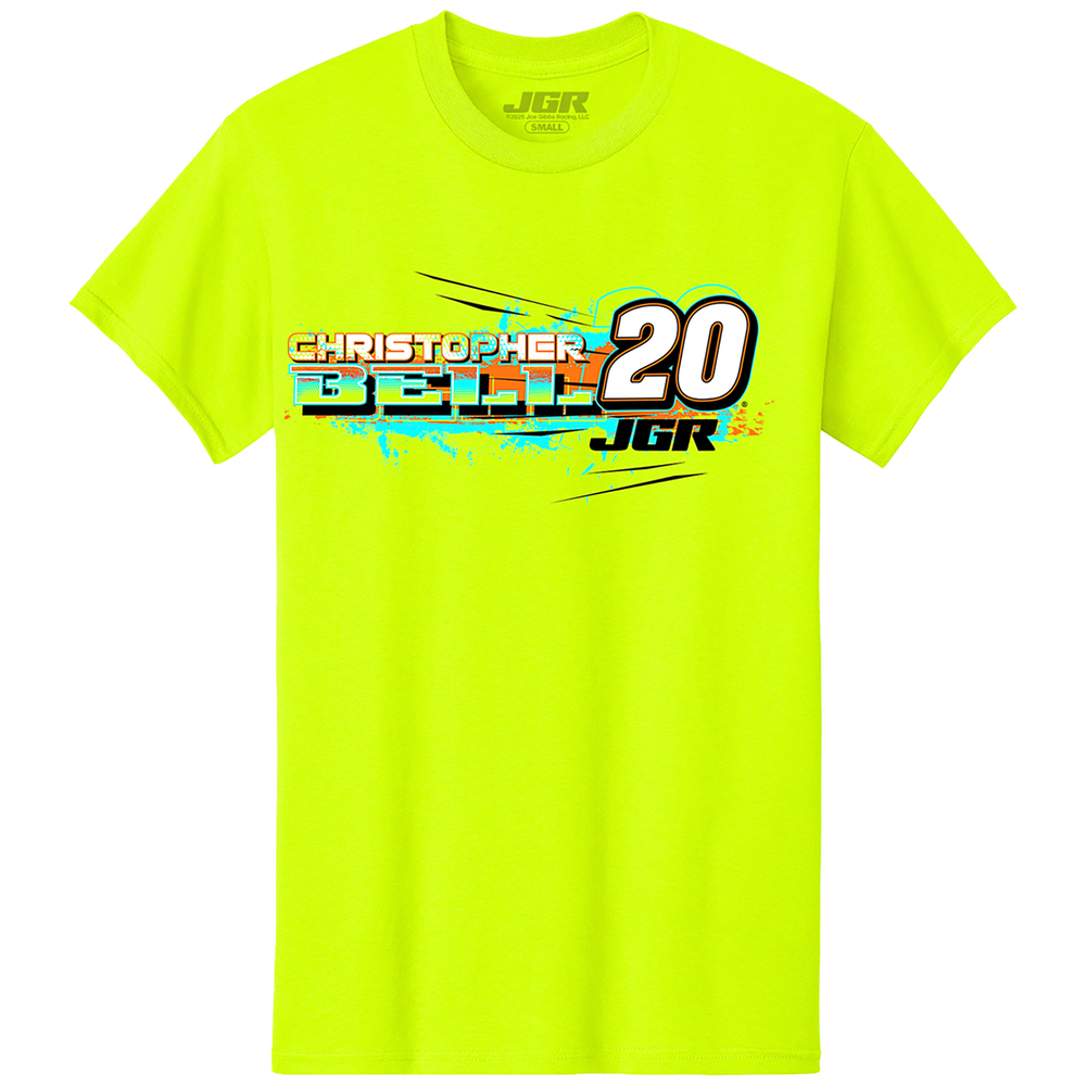 Christopher Bell #20 YOUTH Neon Yellow Tee