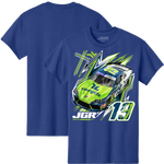 Aric Almirola #19 Young Life Metro Blue Car Tee
