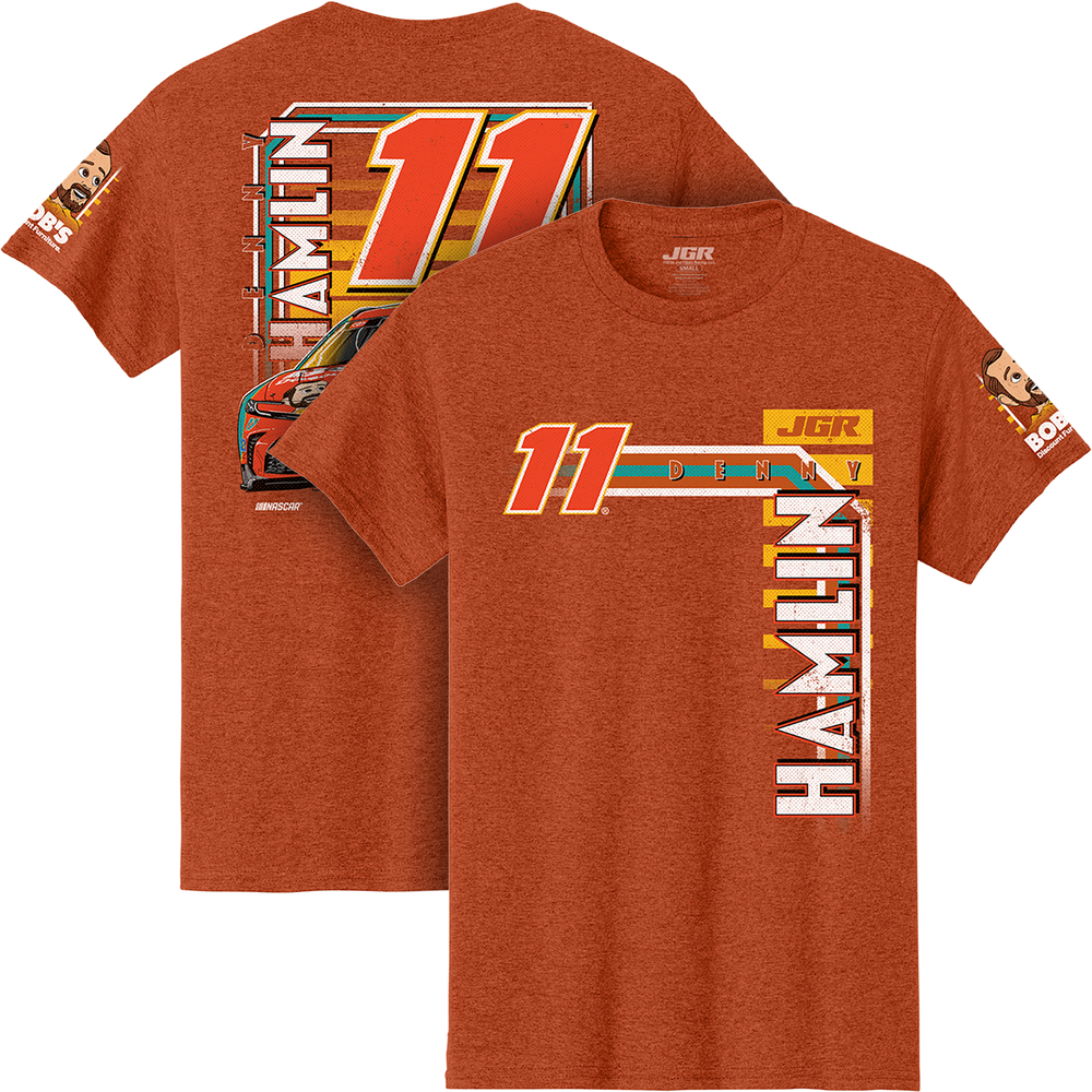 2026 Denny Hamlin Bob's ANT Orange 3-Spot Tee – Joe Gibbs Racing Store