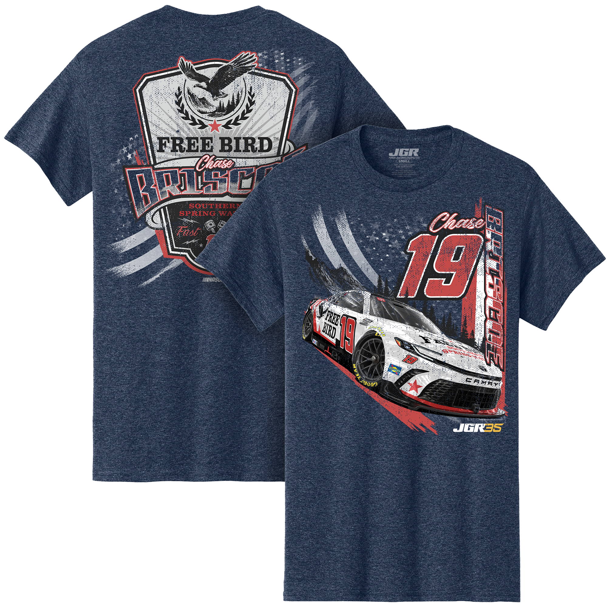 2026 Chase Briscoe Free Bird 2-Spot Tee – Joe Gibbs Racing Store