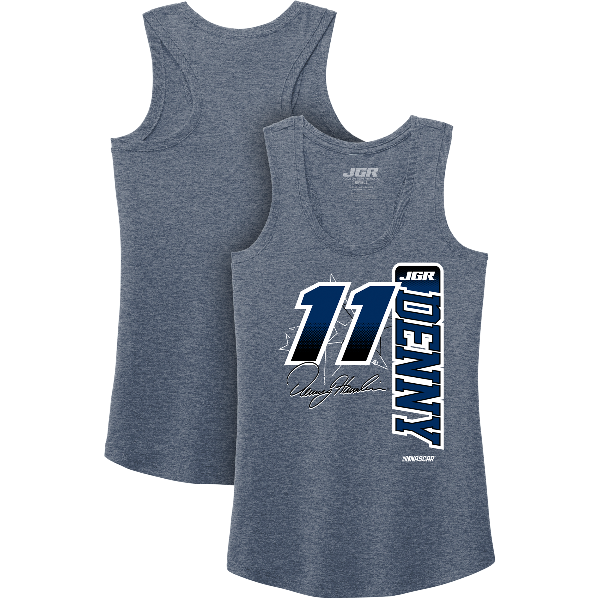 2026 Denny Hamlin Navy Frost Ladies Tank – Joe Gibbs Racing Store