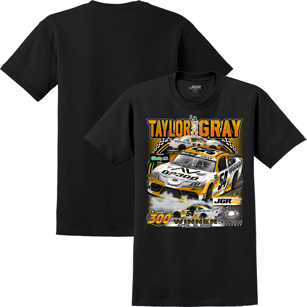 Taylor Gray No 54 Kansas Win Tee – Joe Gibbs Racing Store