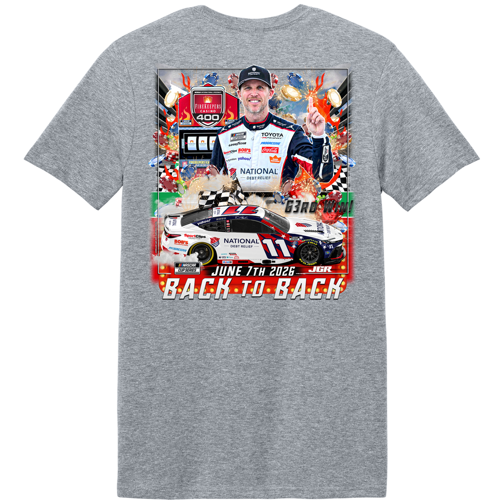 Denny Hamlin 2026 Michigan Win Tee – Joe Gibbs Racing Store
