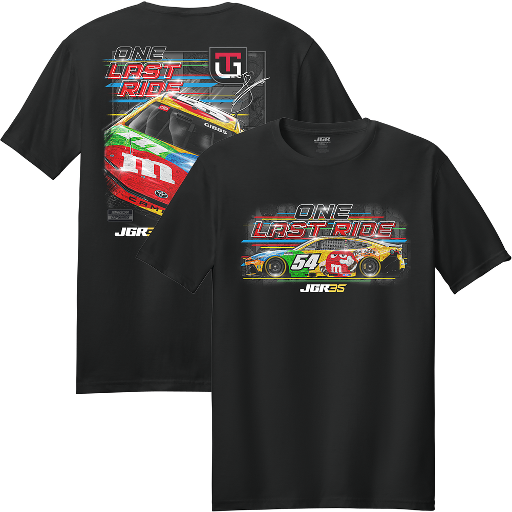 Ty Gibbs No. 54 New Era 970 SS Checks USA Navy – Joe Gibbs Racing