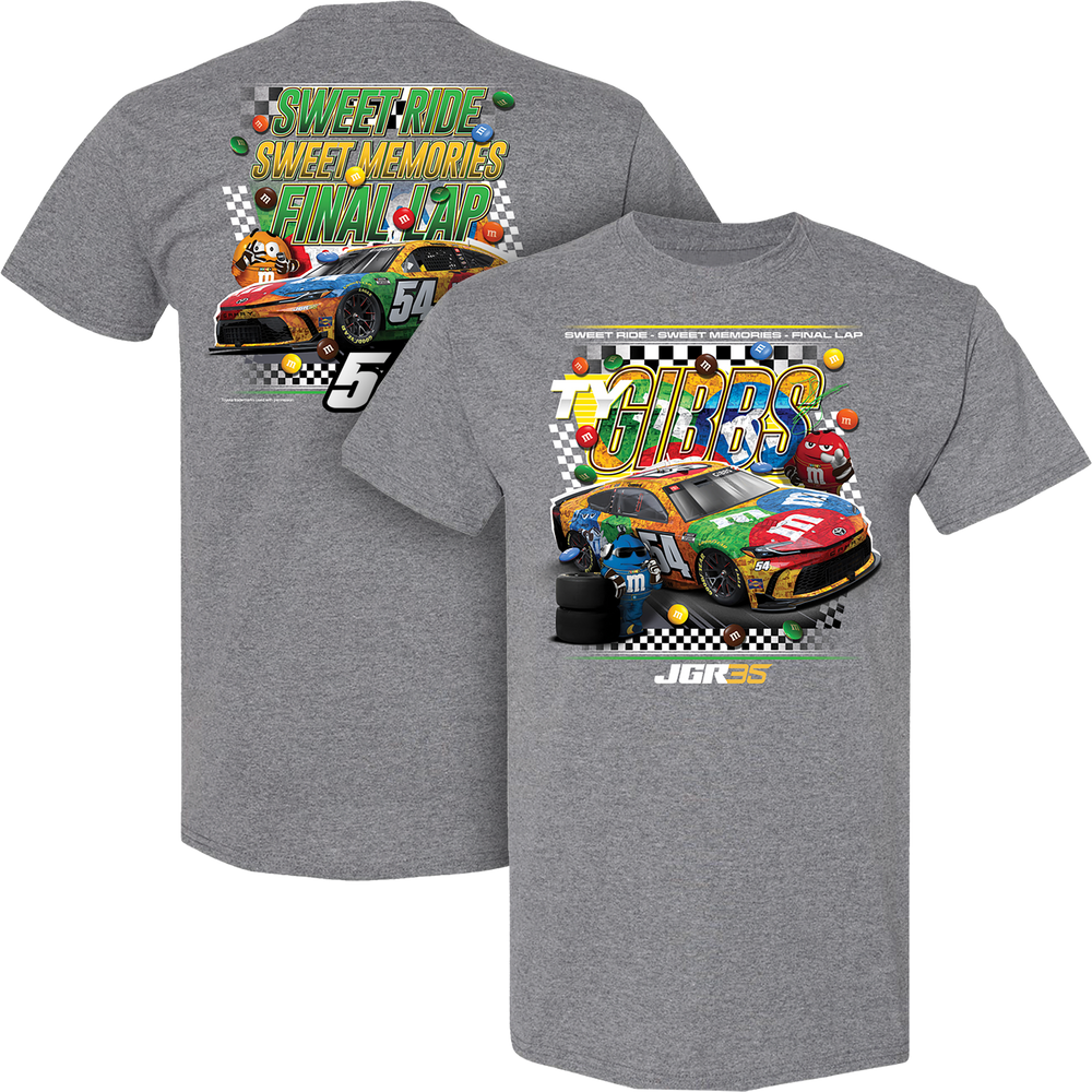 2026 Ty Gibbs M&M's 2-Spot Graphite Heather YOUTH Car Tee – Joe