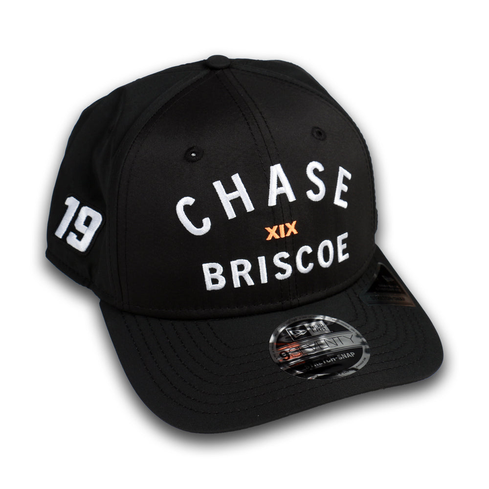 Chase Briscoe No. 19 New Era Arch970 Stretch Snap Trucker Hat