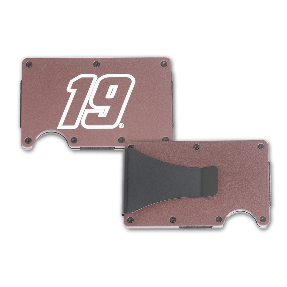 No. 19 Aluminum Engraved Wallet - Brown