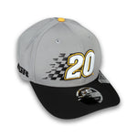 Christopher Bell No.20 New Era Checkers 970 Stretch Snap Hat