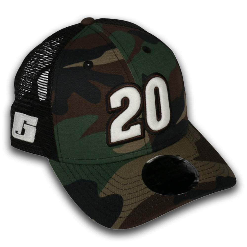 Chase Briscoe No. 19 New Era Arch970 Stretch Snap Trucker Hat