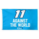 Denny Hamlin #11 Against The World Deluxe 3x5 Flag
