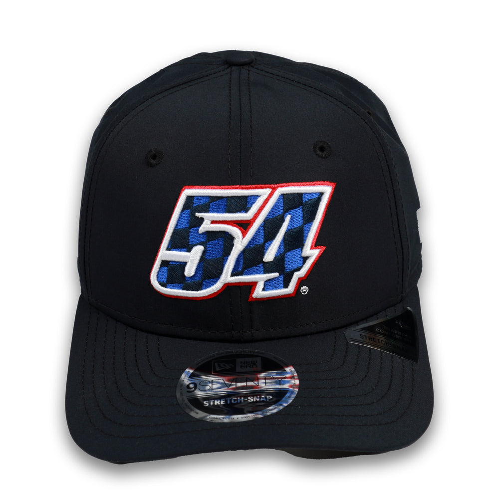 Ty Gibbs No. 54 New Era 970 SS Checks USA Navy