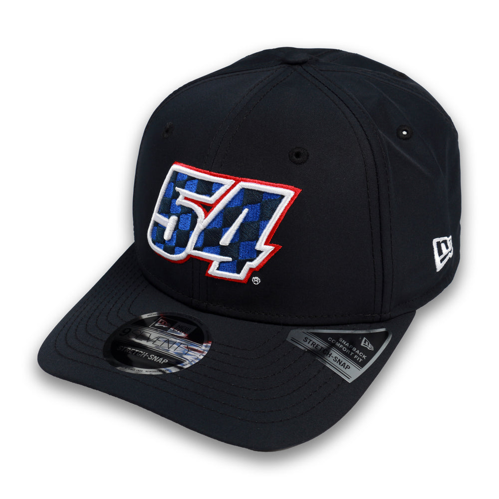 Ty Gibbs No. 54 New Era 970 SS Checks USA Navy