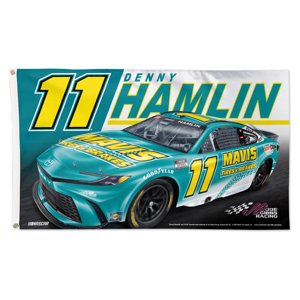 Denny Hamlin Mavis Tires & Brakes Deluxe  3' x 5' Flag