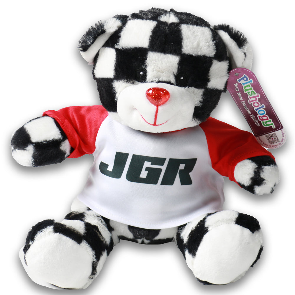 JGR Checkered 9" Plush Teddy Bear