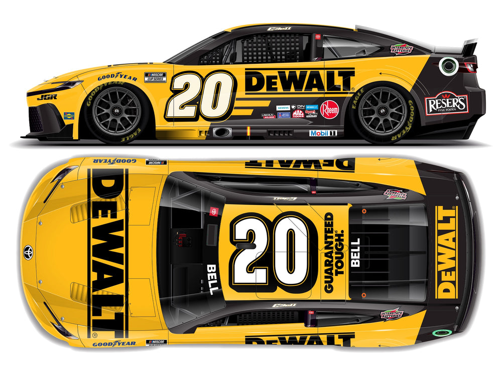 2025 1:24 Christopher Bell DeWalt Diecast