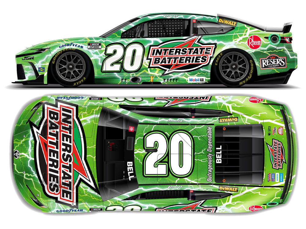 2025 1:24 Christopher Bell Interstate Batteries Toyota Camry XSE Diecast
