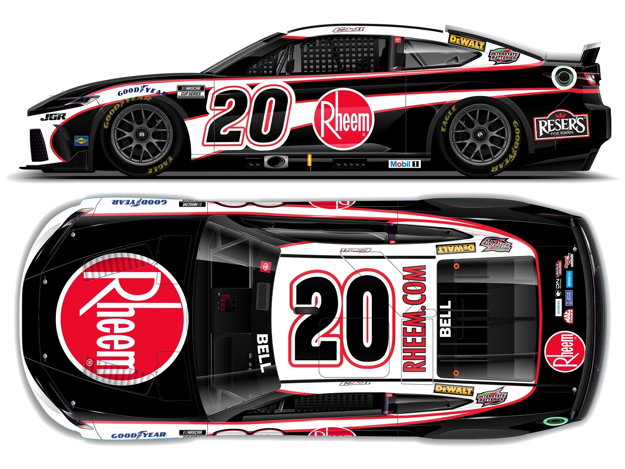2025 1:24 Christopher Bell Rheem – Joe Gibbs Racing Store 2025 1:24 Christopher Bell Rheem – Joe Gibbs Racing Store