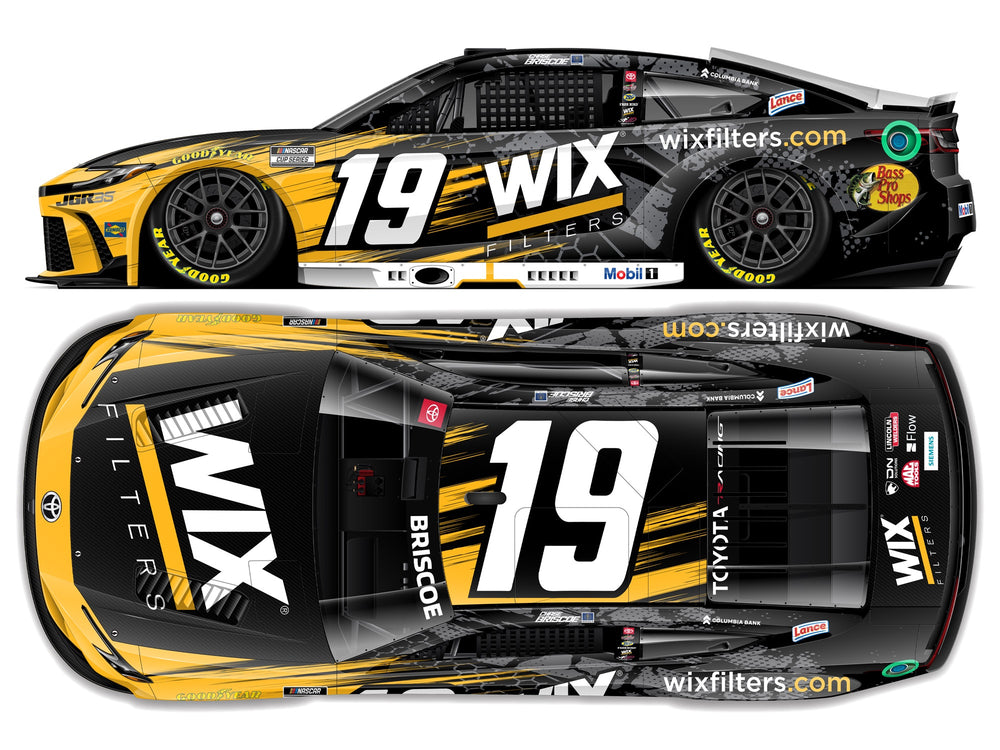 Wix Racing Sticker 2026 1:24 Chase Briscoe WIX Filters Diecast – Joe Gibbs Racing Store