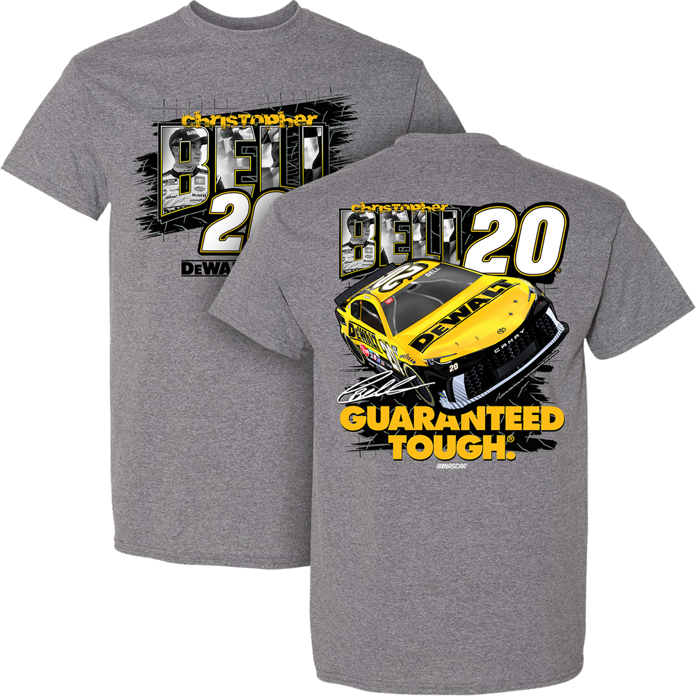 Christopher Bell DeWalt Heather 2 Spot Tee