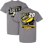 Christopher Bell DeWalt Heather 2 Spot Tee