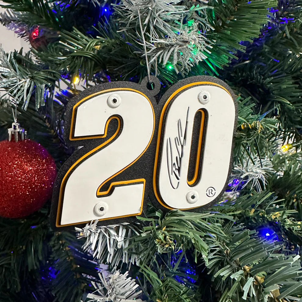 Christopher Bell #20 Metal Car Number Ornament – Joe Gibbs Racing Store