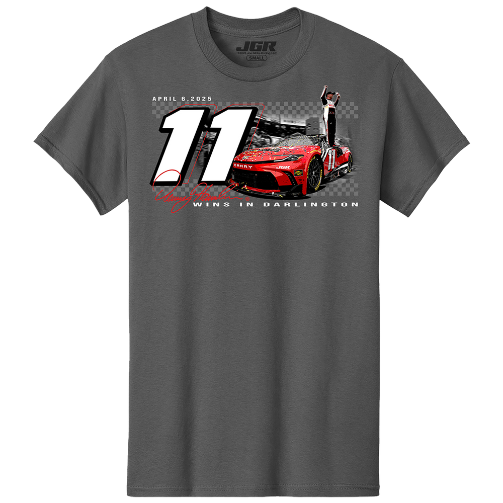 Denny Hamlin Sport Clips Darlington Throwback  Win Tee
