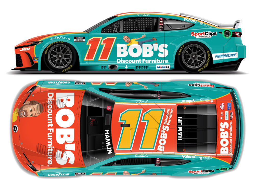 2025 1:24 ELITE Denny Hamlin Bob's Discount Furniture diecast