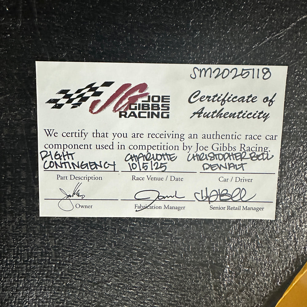 Christopher Bell Right Contingency - Charlotte 10/5/25
