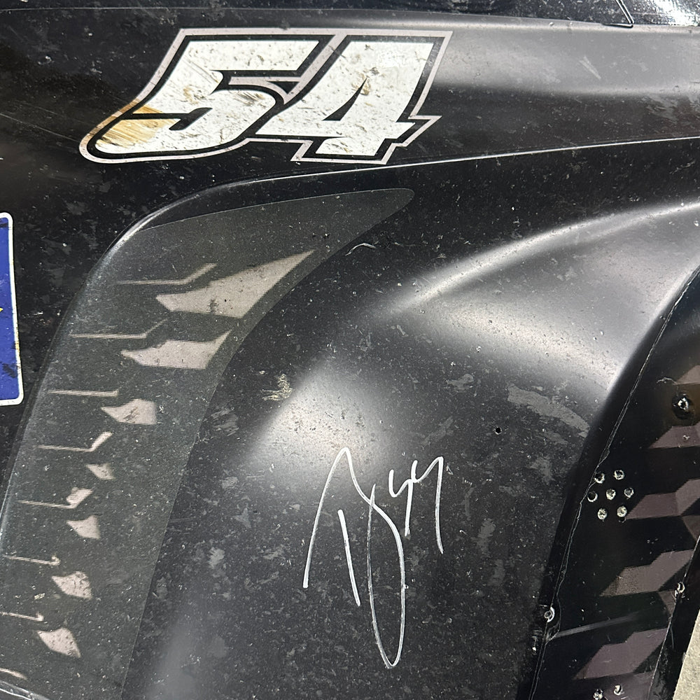 *AUTOGRAPHED* Ty Gibbs Sheetmetal - Right Nose Number - Pocono 7/14/24