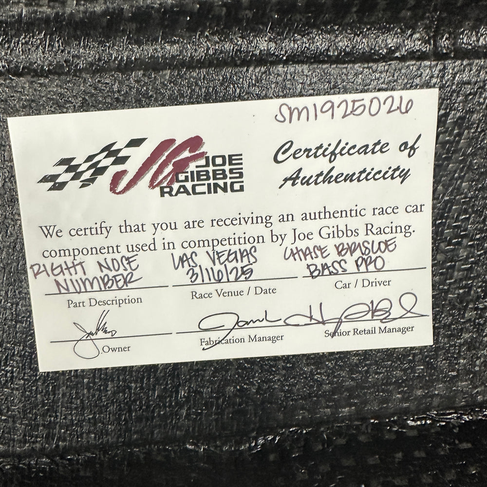 Chase Briscoe Right Nose Number - Las Vegas 3/16/25