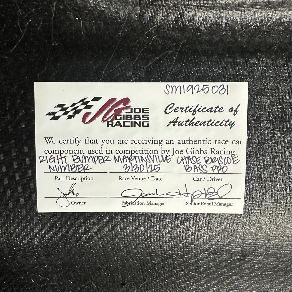 Chase Briscoe Right Bumper Number - Martinsville 3/30/25