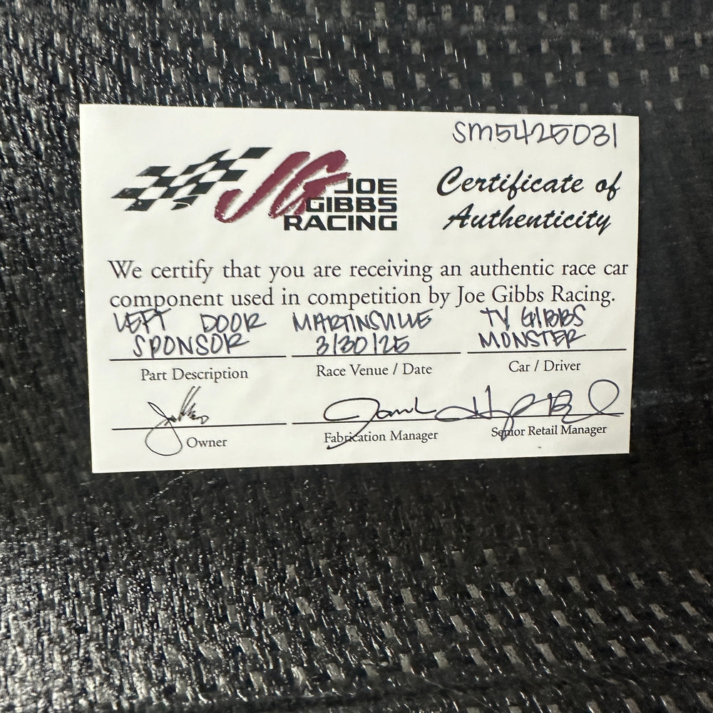 Ty Gibbs Left Door Sponsor - Martinsville 3/30/25